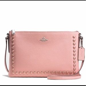 NWOT COACH Dusty Rose Journal Crossbody